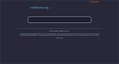 Desktop Screenshot of coldwarm.org